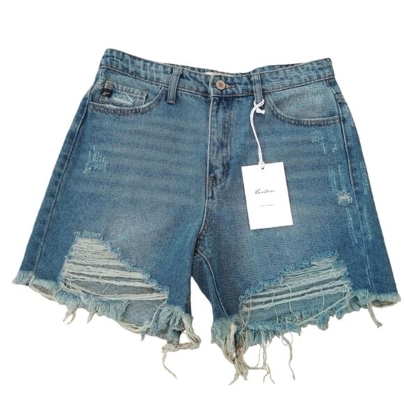 NWT Kancan Hi Rise  Shorts - Picture 1 of 8
